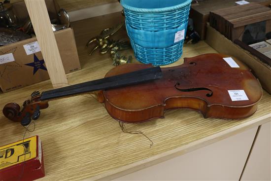A French viola, for restoration